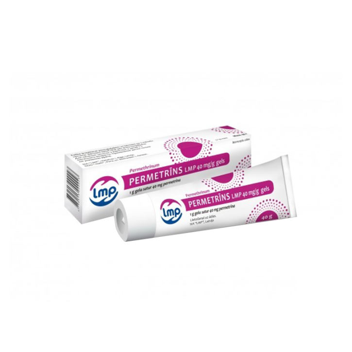 PERMETRĪNA gels 40mg/g 40g